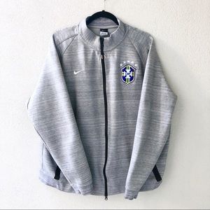 Nike • Gray Brazil full zip jacket
